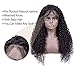 Prom Rosa Curly Lace Front Human Hair Wigs Pre Plucked Brazilian Kinky Curly Lace Frontal Wig with Baby Hair 150% Density Virgin Hair Wigs for Black Women（18Inch, Lace Front Wig)