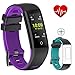 Bloranda Fitness Tracker Activity Tracker Watch Colorful UI Touch Screen with Sleep Monitor IP67 Waterproof Bracelet Wristband for iOS/Android