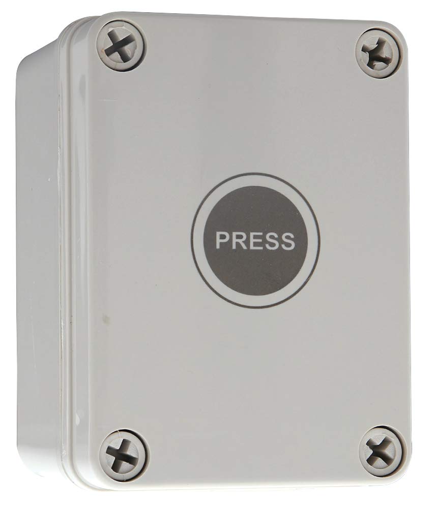 Pro Elec PEL00590 16A Electronic Outdoor Time Delay Push Switch, IP66, Grey