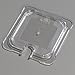 Carlisle 10317U07 StorPlus Sixth Size Polycarbonate Universal Flat Surface Notched Food Pan Lid, Clear