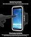 LG V30 Armband, J&D Sports Armband for LG V30, Key holder Slot, Perfect Earphone Connection while Workout Running - Black