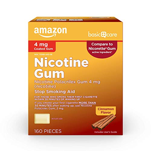 Amazon Basic Care Nicotine Polacrilex Coated Gum 4