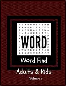 Word Find Adults & Kids Volume 1: Large-Print Word Search Puzzles