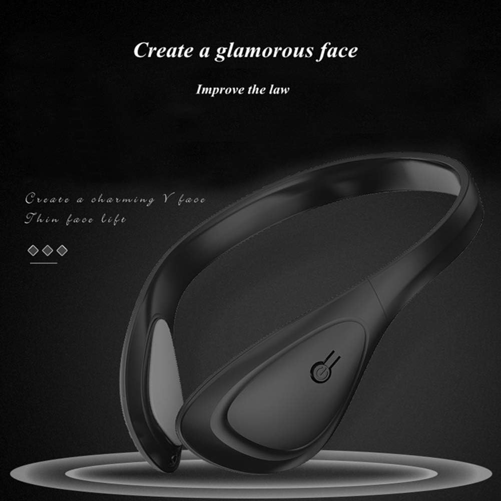 EMS Intelligent V-Shaped Face-Lifting Facial Beauty Instrument USB Rechargeable for Physical Facial Firming Anti-Aging Anti-Wrinkle Improve Loose Skin: Home & Kitchen
