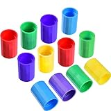 TecUnite 12 Pieces Bottle Connectors Tornado Connector Cyclone Tube for Scientific Experiment and Test, 5 Colors