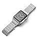 Kartice for Apple Watch Band,42mm Alloy Crystal Rhinestone Diamond Watch Band Luxury Stainless Steel Bracelet Strap apple watch series 3 band for Apple Watch All Models-42mm Silver