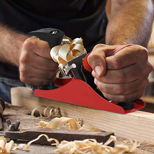Wood Bench Planer, EnPoint Adjustable Hand Plane for Woodworking, Wood Planer with 2 inch Edged Blade & 9-1/3 inch Flat Base Cast for DIY Making/Smoothing Table Chair Leg Surface, Gift for Carpenter