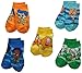 Nickelodeon boys Bubble Guppies Character 5 Pack Socks, Assorted Bright Stripe, Sock Size 5-6.5; Fits Shoe Size 4-7
