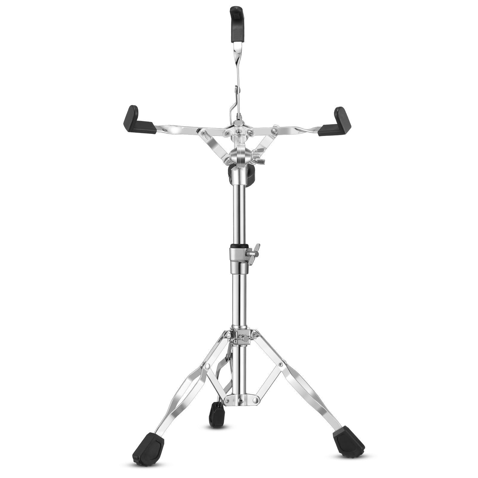 Photo 1 of HAIRIESIS Snare Drum Stand Double Braced Adjustable Snare Stand Fits 10''-14'' Dia Drums,Height Range 14 - 23 Inches for Beginners
