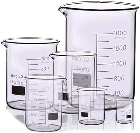 Amazon Co Jp Glassware 100ml 150ml 0ml 300ml 400ml 500ml 実験室 容積 フラスコ 化学実験 教育用品 Y05wm ホーム キッチン