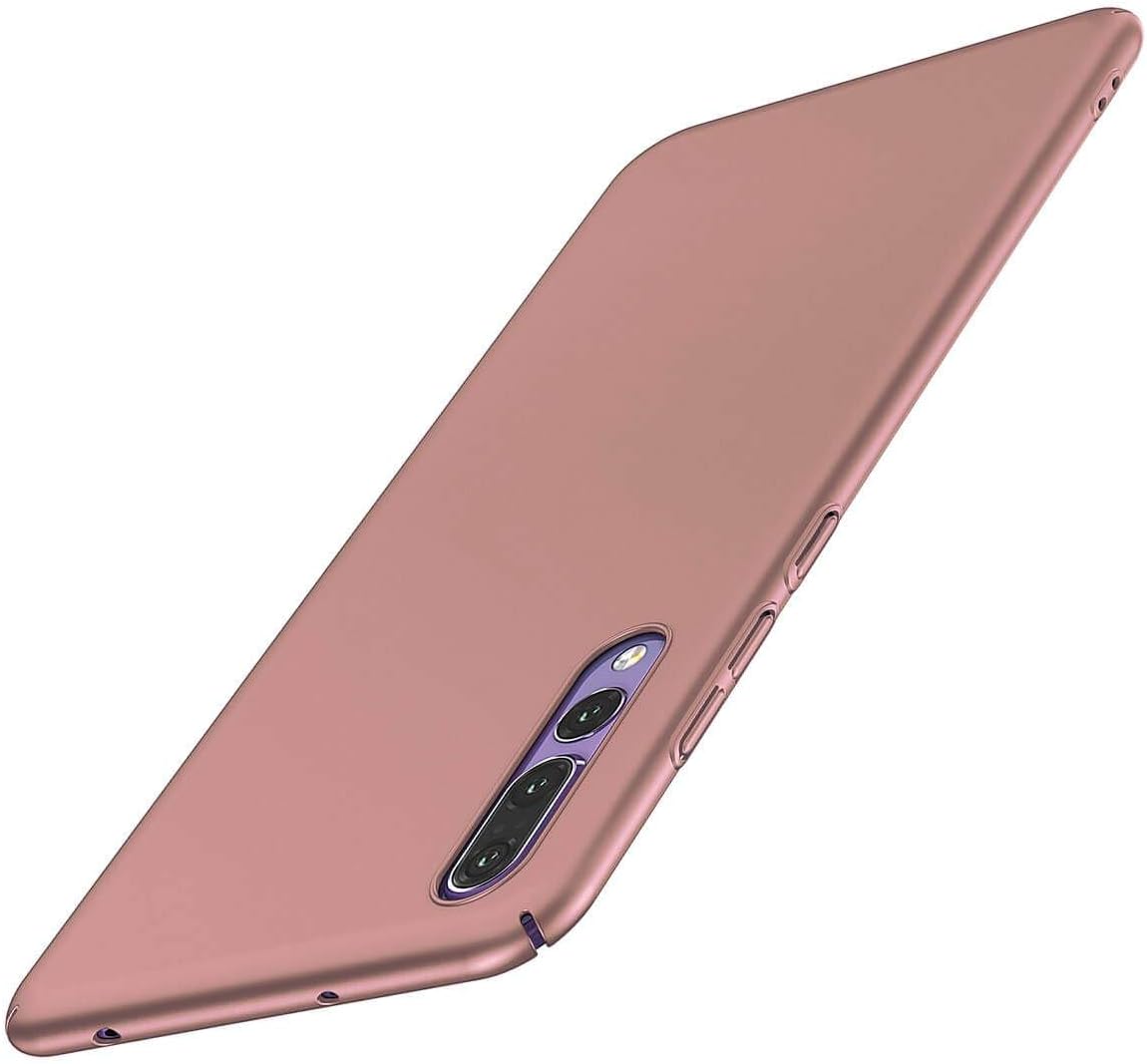 FinestBazaar Huawei P20 Pro Case, Ultra-Thin Slim Fullly Protective Matte [ Anti-Scratch ] and [ Anti-Fingerprint ] Resistant Cover For [ Huawei P20 Pro ] [ Rose Gold ] + Free Film Screen Protector
