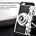 Guojia iPhone 6/6s Camera case, 3D Cute Design Silicone Cover with Long Strap Rope,Cool Phone Protector for iPhone 6/iPhone 6s (4.7 inch)-Black