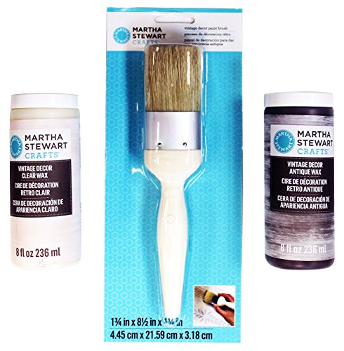 Martha Stewart Crafts Vintage Decor Finish Wax Set (8-Ounce), PROMO865