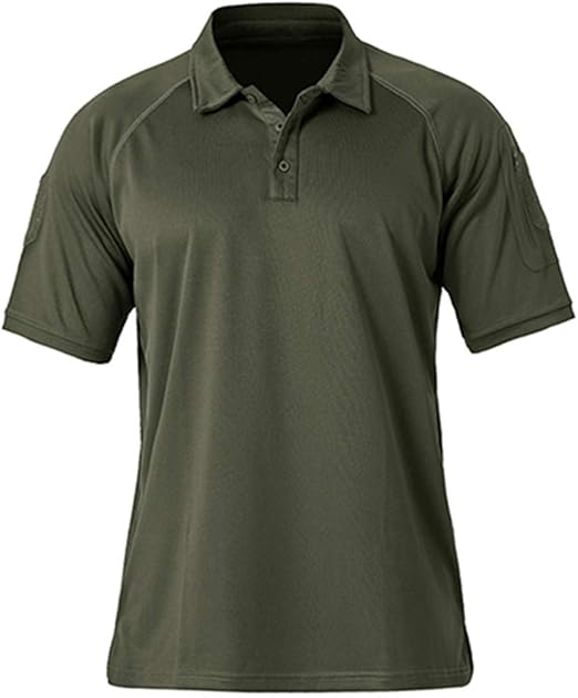 AS&ONEER Outdoor Performance Military Tactical Polo Shirt Quick Dry Hiking Camping Polos Army T 