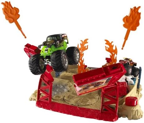 hot wheels monster jam world finals stunt pack play set