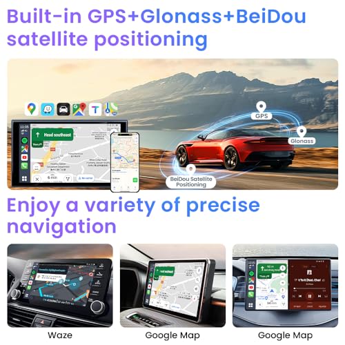 Carlinkit CarPlay Ai Box Android 13.0 System Wireless CarPlay Android Auto QCM6125 8-core 8GB+128GB, Multimedia Box Spotify/Netflix/YouTube Car Video, GPS+Glonass/Google Play Download Apps