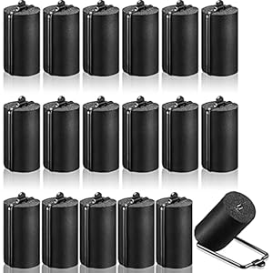 60 Pieces Satin Foam Sponge Hair Rollers Soft Foam Hair Styling Curlers Flexible Hairdressing Curlers Black Perm Rods…