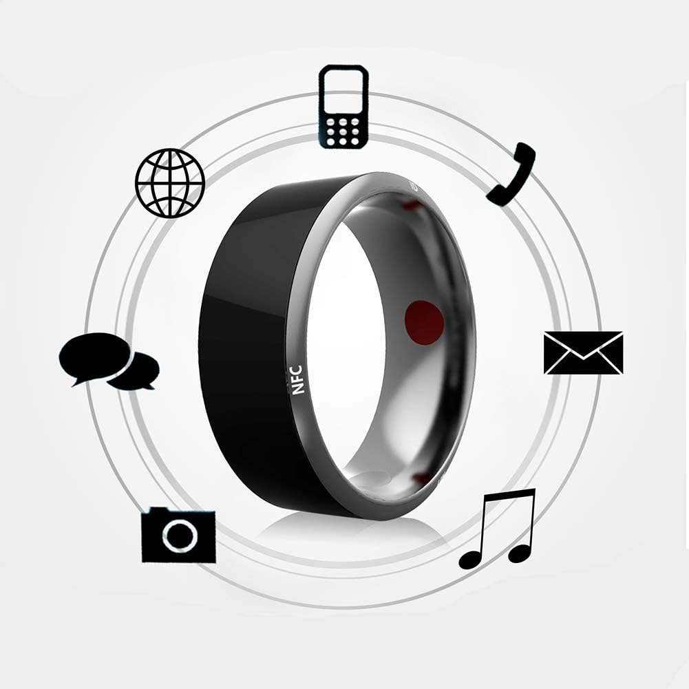 KEMANDUO 54Mm Universal Titanium Waterproof Application Smart Ring For Ios - Smart Ring - Lord Of The Rings - Wear Ring Ring Chip Device,54Mm