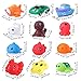 TOYMYTOY Little Squirts Fun Bath Toys|Sea Animals Bath Toys|Safe for Kids|12 PCS