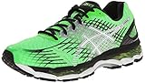 ASICS Men's Gel-Nimbus 17 Running Shoe,Flash Green/White/Black,9.5 M US