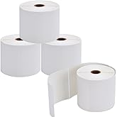 9527 Product 4x6 Direct Thermal Shipping Labels for Zebra 2844 ZP-450 ZP-500 ZP-505,Blank,450 Labels/Roll, 1" Core,Total 4 Rolls