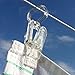 Hangerworld Pack of 10 Clear Clever Clips - Strong & Verstile - Use In The Home - Office - Workshop