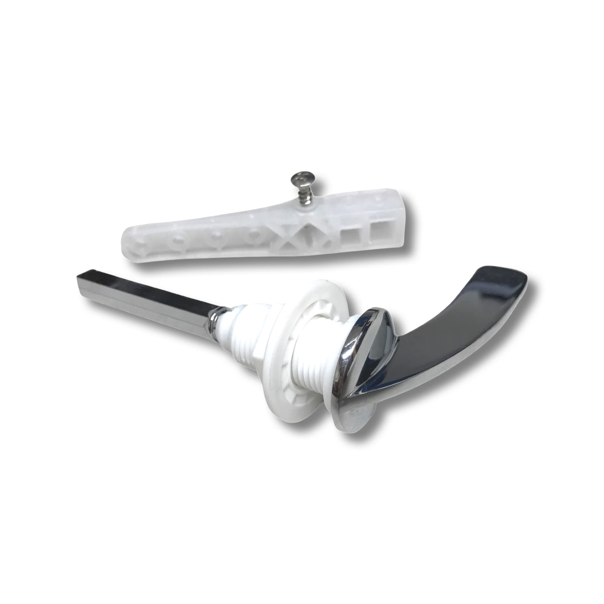 Primaflow 67045357 WC Cistern Handle D Brass, Chrome