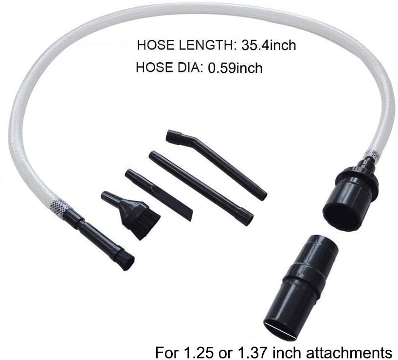 EZ SPARES 7PCS Micro Vacuum Attachment 7 Piece Kit Keyboard Crevice Cleaning Tool Brush Kit: Home Improvement