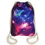 Artone Canvas Drawstring Bag Travel Daypack Sports Portable Backpack