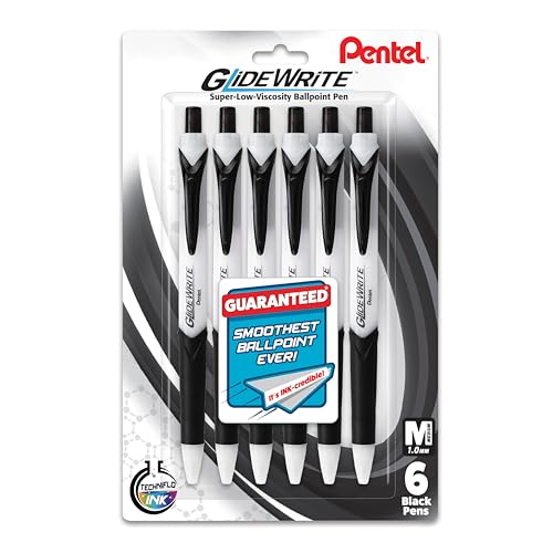 Pentel GlideWrite Ballpoint Pen TechniFlo Ink Medium