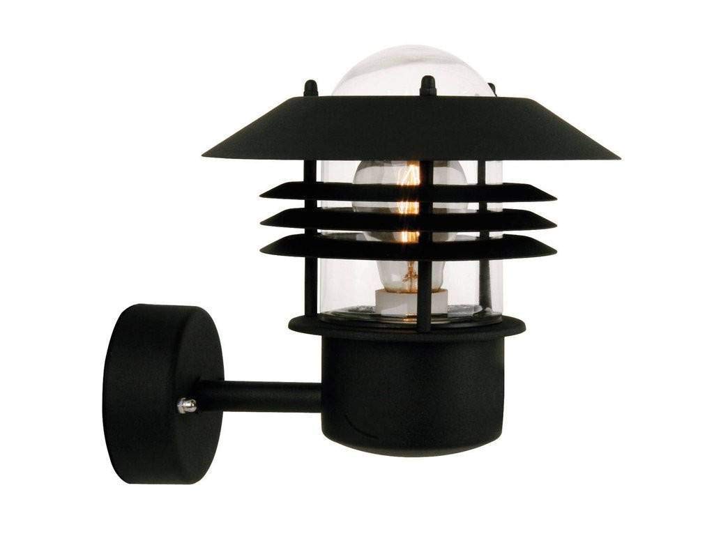 Nordlux Veje Outdoor Wall Light Black Metal E27 Weatherproof - Garden, Patio, Entrance Mains Powered, IP54