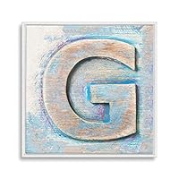 Framed Canvas Wall Art Alphabet Canvas Prints Home Artwork Decoration for Living Room,Bedroom - 16x16 inches