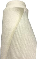A-Express Grained Faux Leather Fabric 140cm Wide 0.8mm 1 Metre Ivory