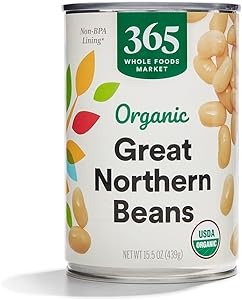 365 by Whole Foods Market, Organic Great Northern Beans, 15.5 Ounce