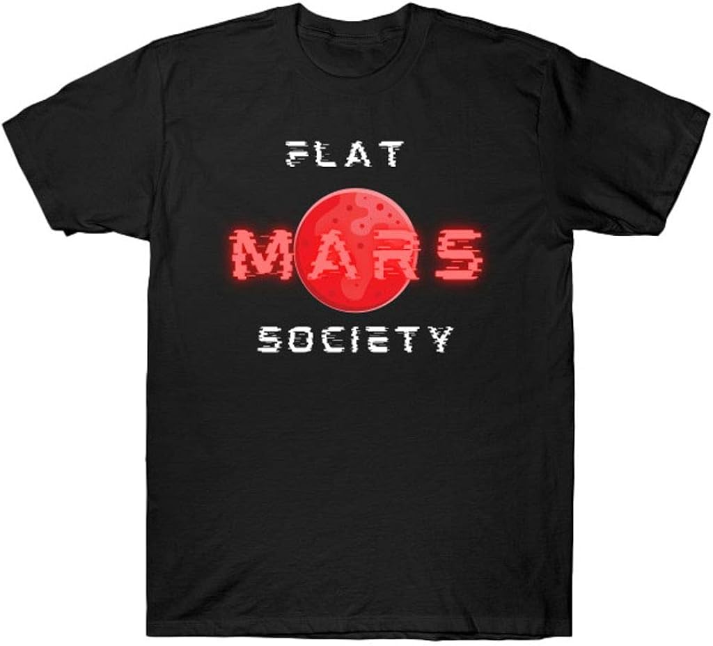 flat mars society t shirt