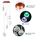 xxschy LED Solar Seashell Wind Chimes Outdoor - Waterproof Solar Powered LED Changing Light Color 6 Shells Mobile Romantic Wind-Bell for Home, Party, Festival Decor, Night Garden Decoration