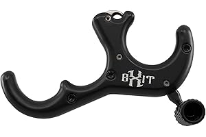 B3 Archery Exit Archery Compound Bow Hunting Equipment 3-Finger Hardened 440C Stainless Steel Easy Attach Lock-and-Load Release Aid