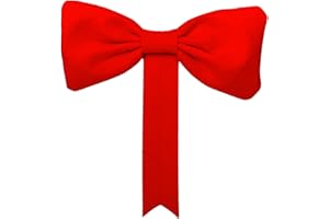 Luvfamday Large Red Bow Tie Costume Accessories Party Favors Novely Adjustable Bowtie Holiday Costume Accessory Women Men