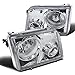Spec-D Tuning LHP-RAN93-APC Made For And Compatible With Ford Ranger Chrome Crystal Projector Headlights