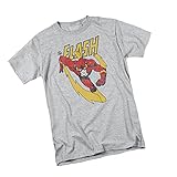 Lightning Trail -- The Flash -- Justice League Adult T-Shirt