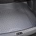 BDK Trimmable Heavy Duty Diamond Plate Cargo Trunk Mat Beige - Trim to Custom Fit for Car SUV Van