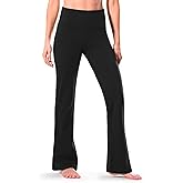 Safort 28" 30" 32" 34" Inseam Regular Tall Bootcut Yoga Pants Flared Leg Dress Pants with Pockets for Casual