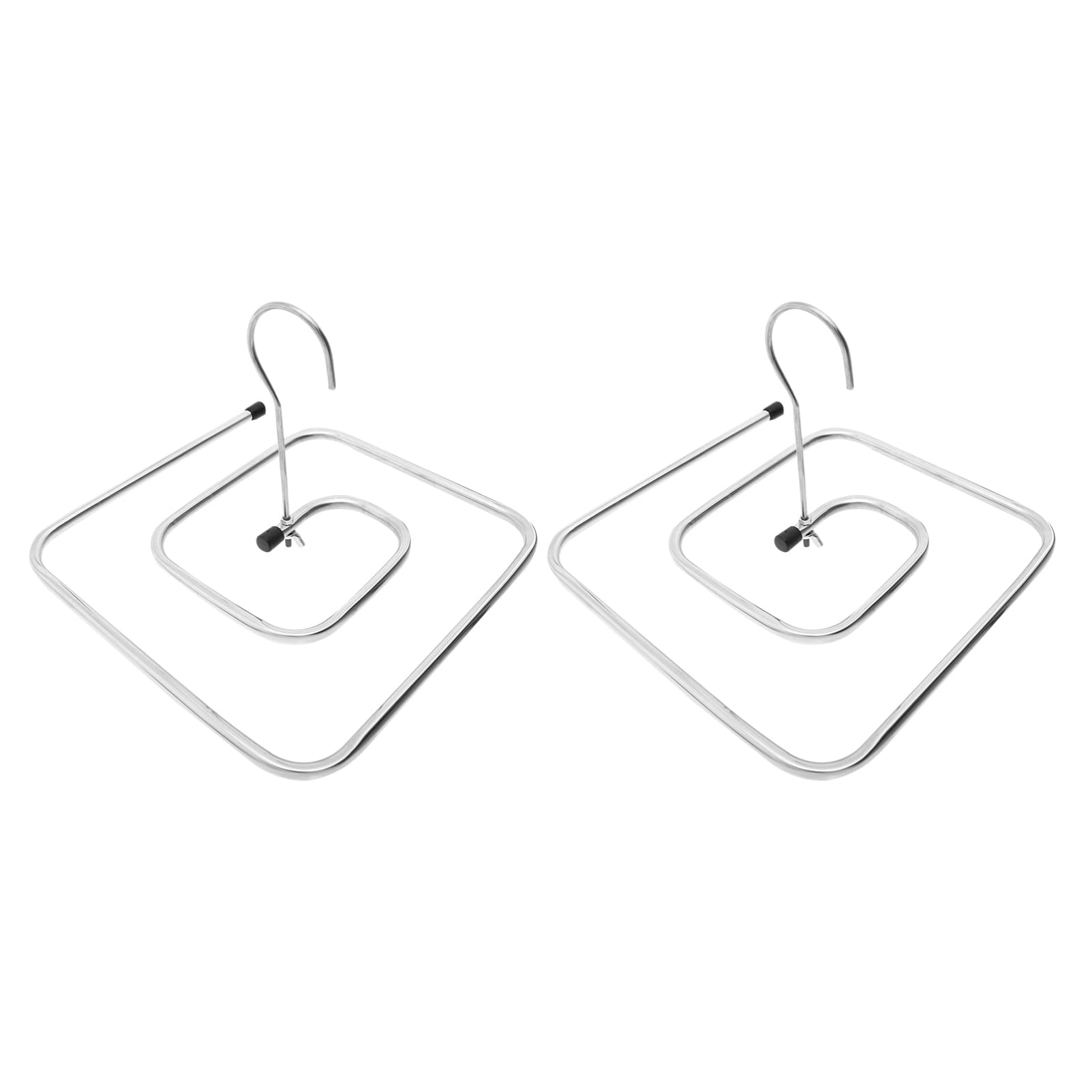 Angoily Rotating Clothes Rack 360 Degree Hook Quick-Drying Quilt Hanging Shelf for Sheets and Blankets Space-Saving Laundry Hanger 10.63X9.84X5.91 Inches