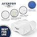 AVESTON Knee Pain Pillow for Side Sleepers – Support Pillow Sciatic Nerve Hip Pain Relief - Adjustable Leg Pillow Reduce Leg Pain for Men Women with Bonus Blue Cover in Storage Bag