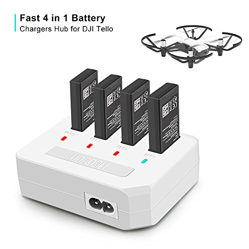 RCstyleUpdateDJITelloDrone4In1RapidParallelSmartMultiBatteryIntelligentChargingHub