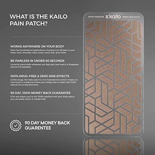 Kailo Kits Nanotech BioAntenna Pain Patch Interacts with
