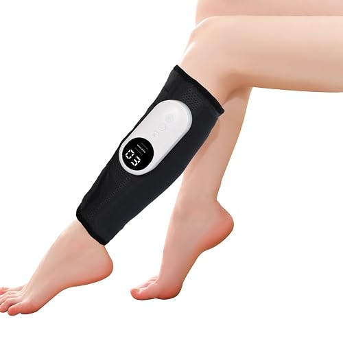 Mofajang Cordless Heated Leg Massager, Compression for Calf and Thigh, 3 Modes, 15min Timer