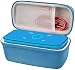 BOVKE Case for Doss SoundBox Touch Wireless Bluetooth V4.0 Portable Speaker Protective Hard EVA Travel Shockproof Carrying Case Cover Storage Pouch Bag, Blue primary
