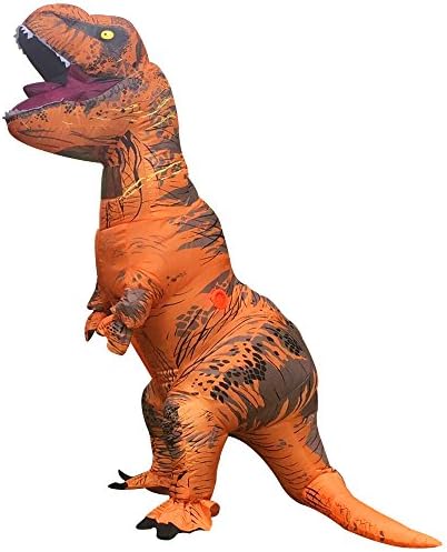 Inflatable Jurassic World T-Rex Costume Fancy Dress For Adult(220CM)