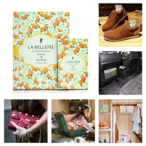 LA BELLEFÉE Scented Sachets Drawer Liners Gift Set, Fragrance Packets